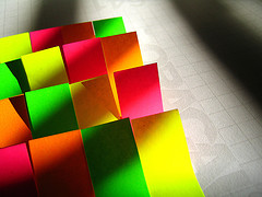 Post-it de couleurs