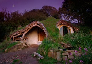 Extérieur maison hobbit